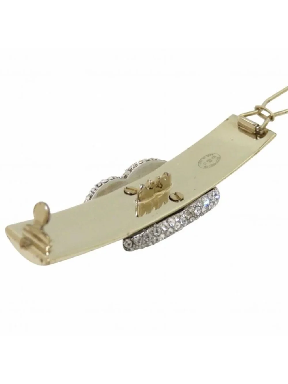 Chanel Alloy Line Stone Shoulder Bag - Picture 6 of 9